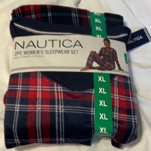 NWT Nautica Fleece Sleepwear Set